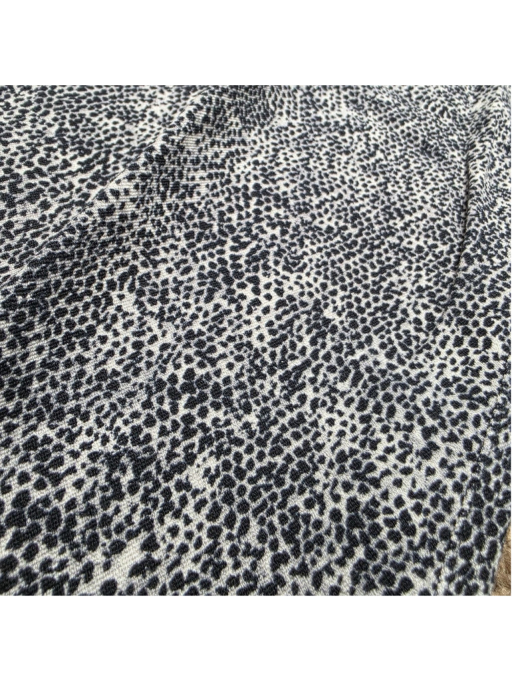 Dana Buchman Dress Pants Womens Size 14 NWT Black White Animal Print Stretch - Picture 8 of 12